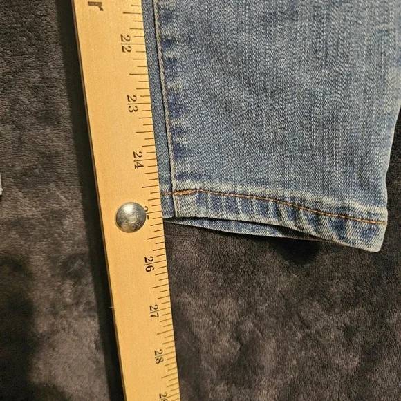 Aeropostale Women's Size 4 Blue Skinny Light Wash Cotton Blend Stretch Jeggings - Picture 5 of 7